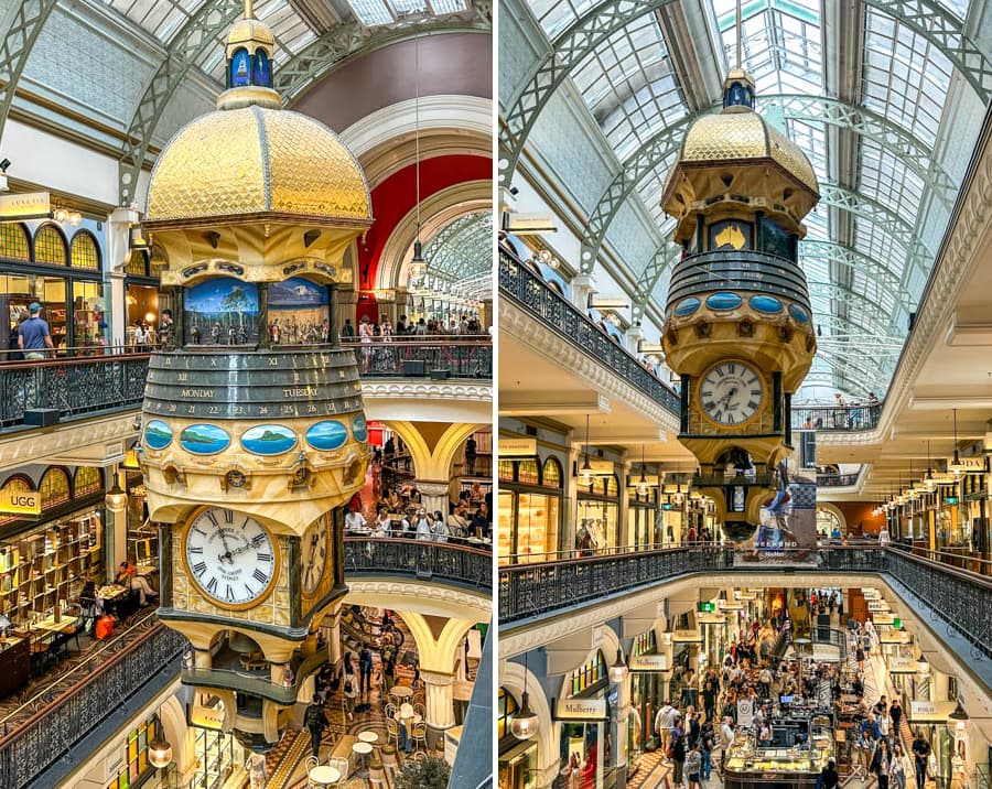 維多利亞女王大廈商場內大會鐘