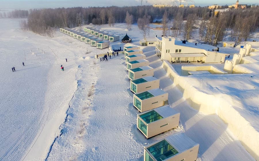 芬蘭Kemi海濱玻璃別墅 Seaside Glass Villas