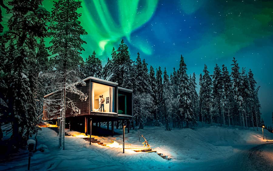 芬蘭羅瓦涅米北極森林樹屋Arctic TreeHouse Hotel