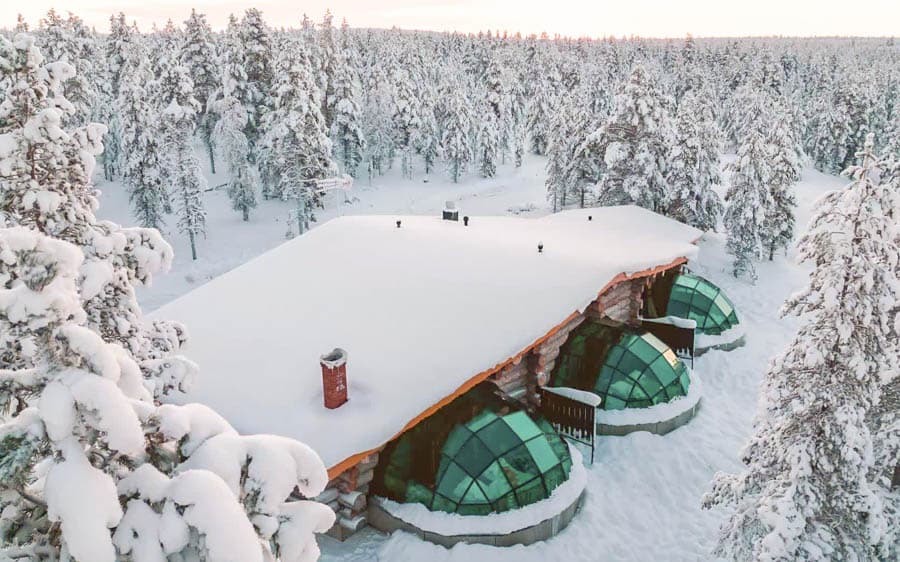 芬蘭極光屋的發明永久改變了極光旅遊的方式 圖©Kakslauttanen Arctic Resort