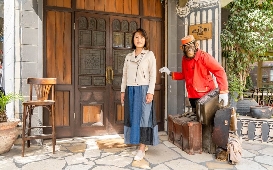 伯利恆圍牆飯店入口